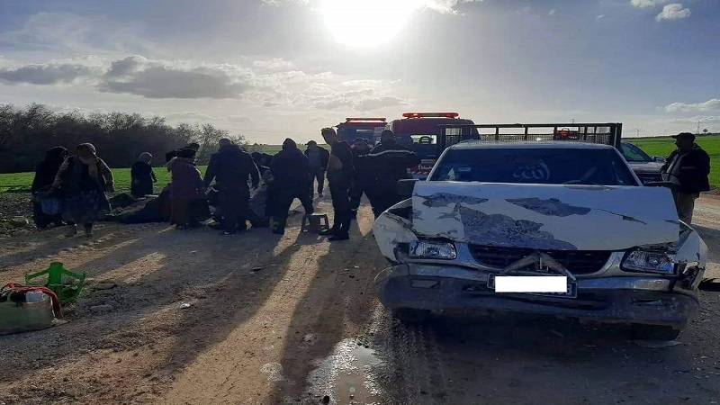  بوسالم: سيارة تهريب تنهي حياة أرملة أم لأربعة أطفال